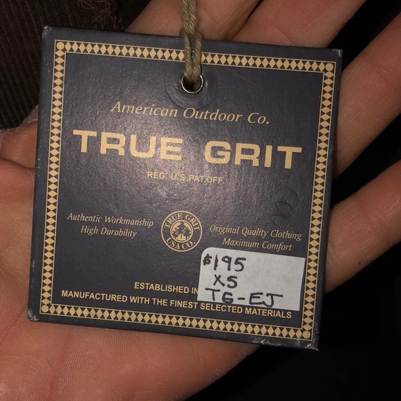 True Grit NWT Brown Embroidered Corduroy Jacket - Picture 10 of 10